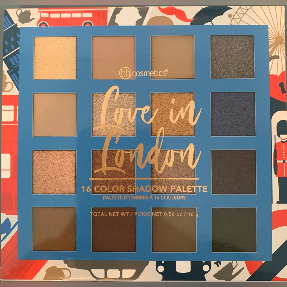 BH Cosmetics Love in London eyeshadow palette
